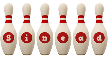 Sinead bowling-pin logo