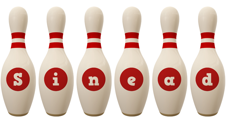 Sinead bowling-pin logo