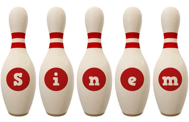 Sinem bowling-pin logo