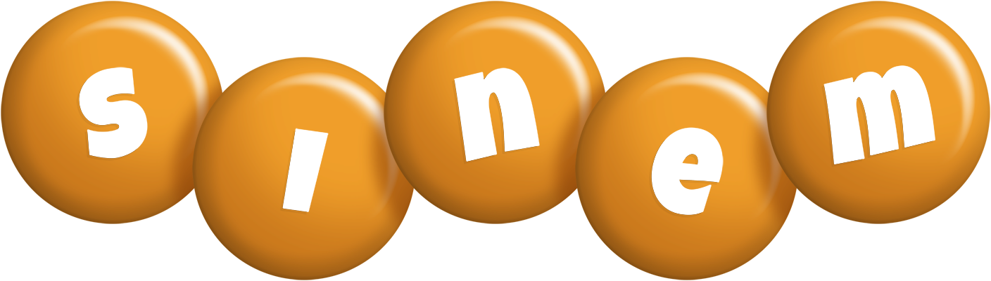 Sinem candy-orange logo