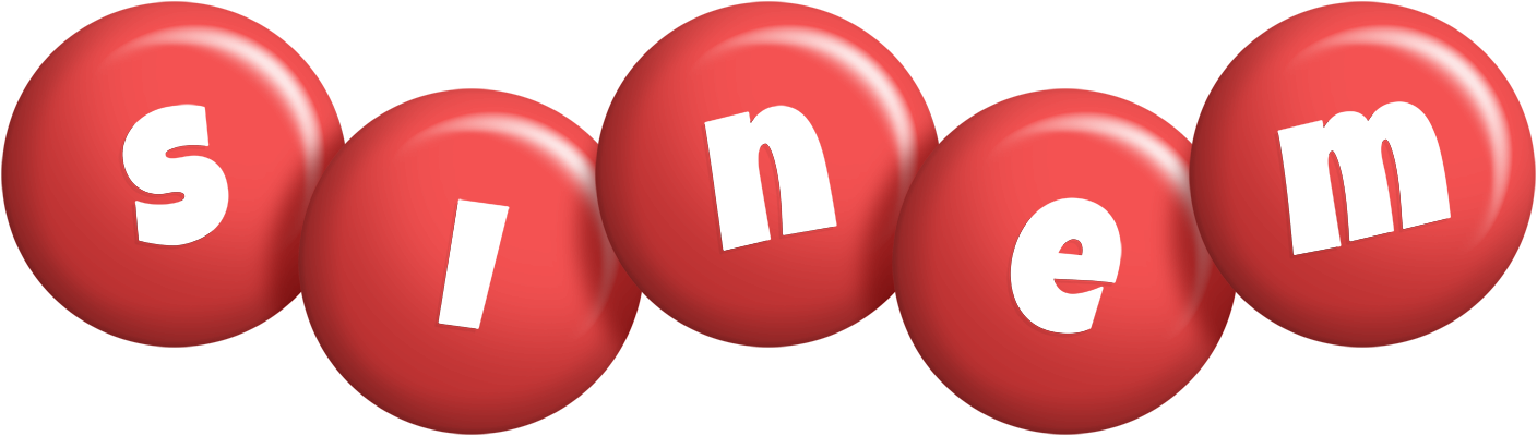 Sinem candy-red logo