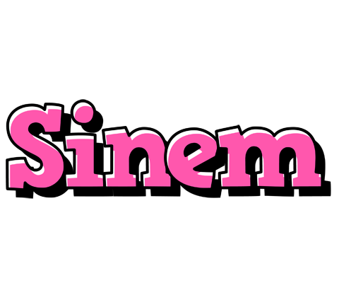 Sinem girlish logo