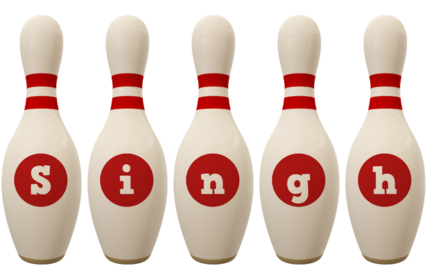 Singh bowling-pin logo
