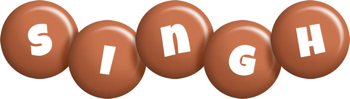 Singh candy-brown logo