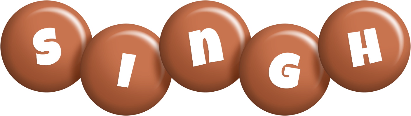 Singh candy-brown logo