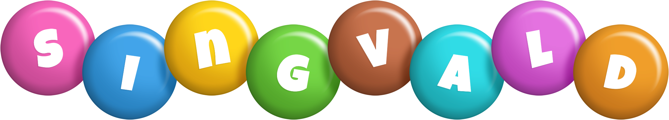 Singvald candy logo