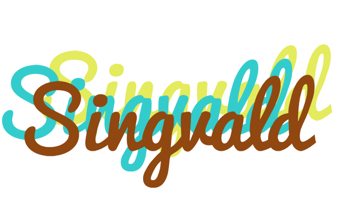 Singvald cupcake logo