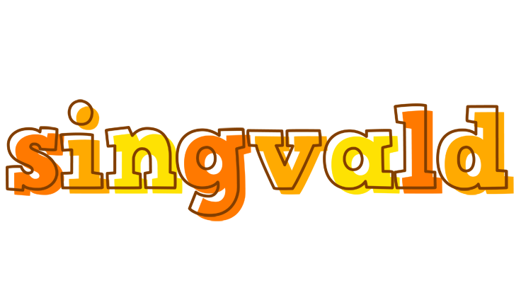 Singvald desert logo