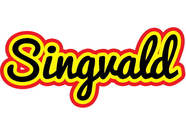 Singvald flaming logo