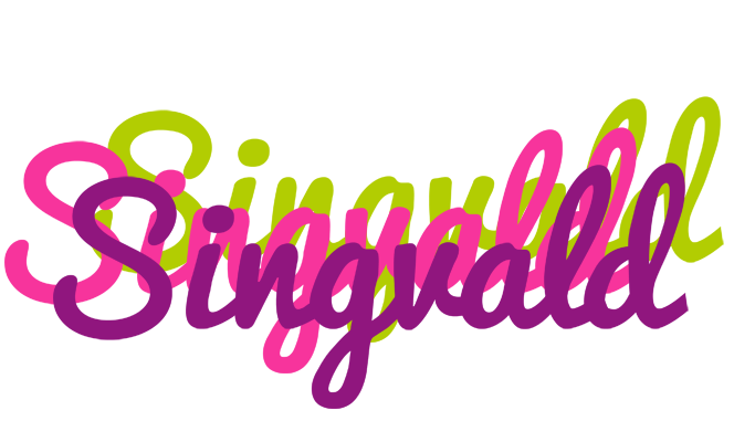 Singvald flowers logo
