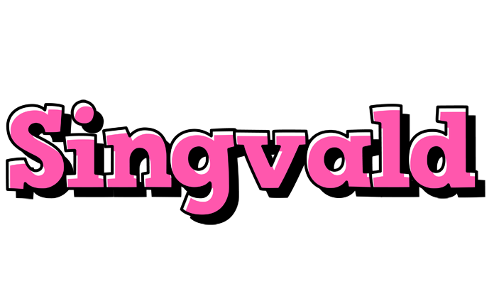 Singvald girlish logo