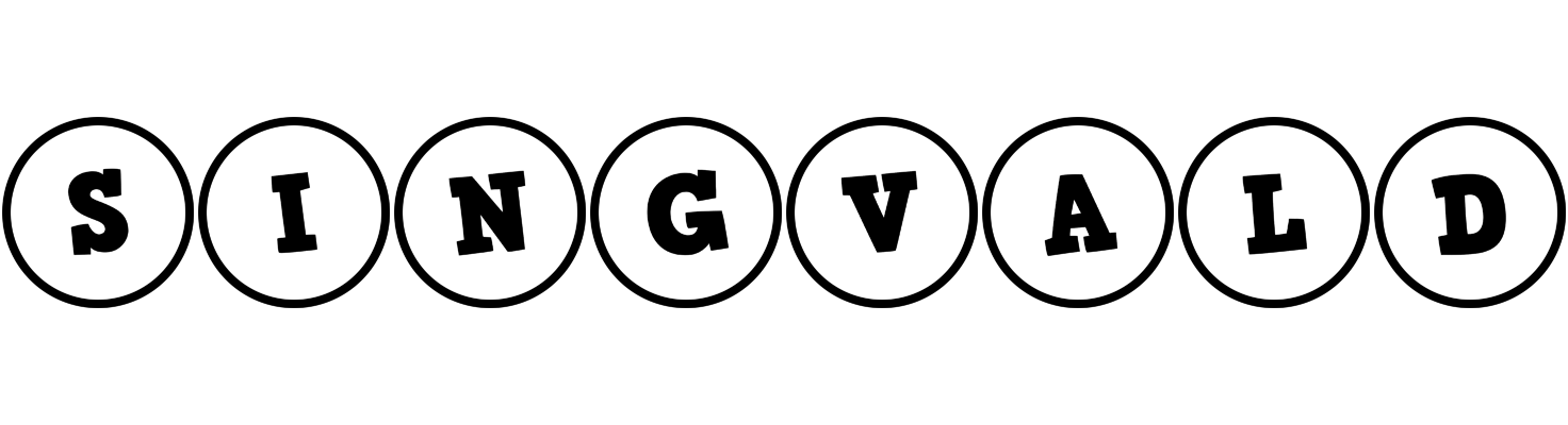 Singvald handy logo