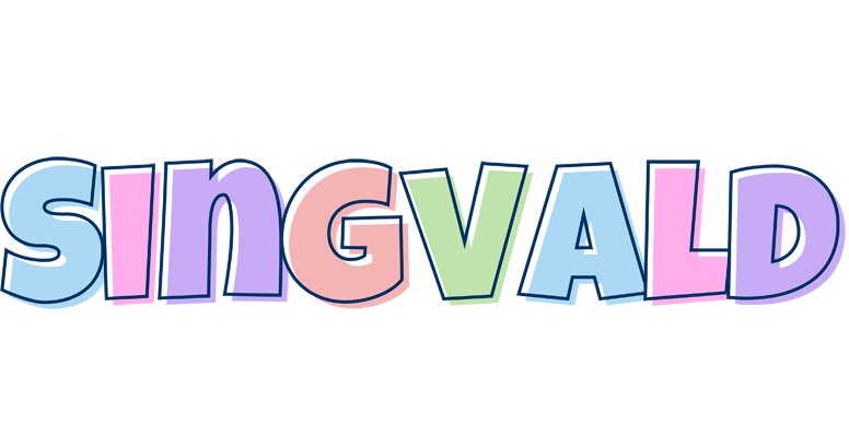 Singvald pastel logo