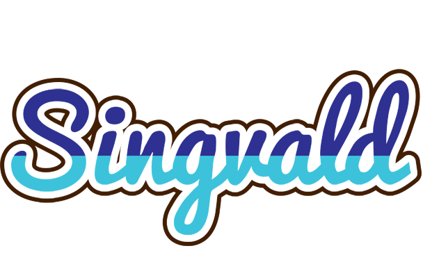 Singvald raining logo