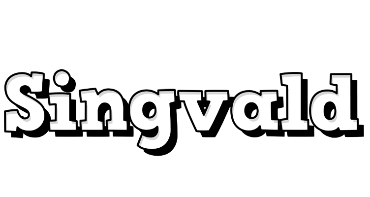 Singvald snowing logo