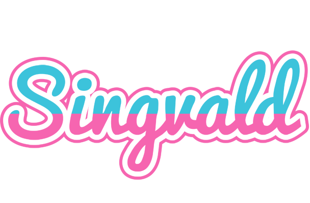 Singvald woman logo