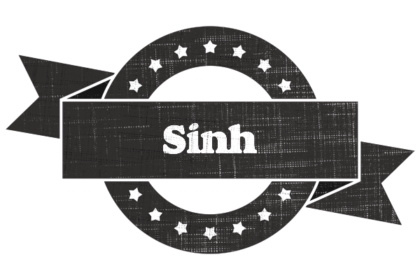 Sinh grunge logo