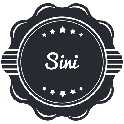 Sini badge logo