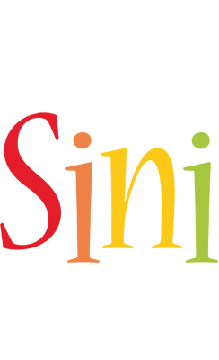 Sini birthday logo