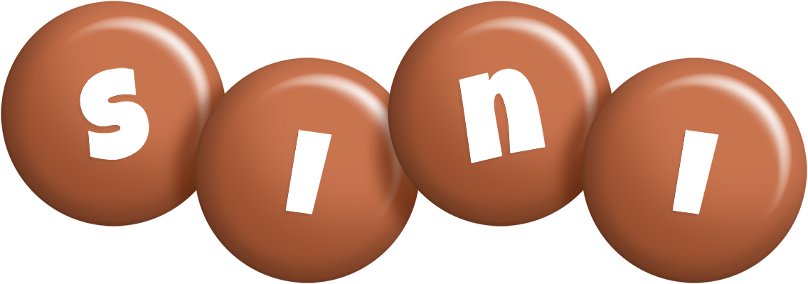 Sini candy-brown logo