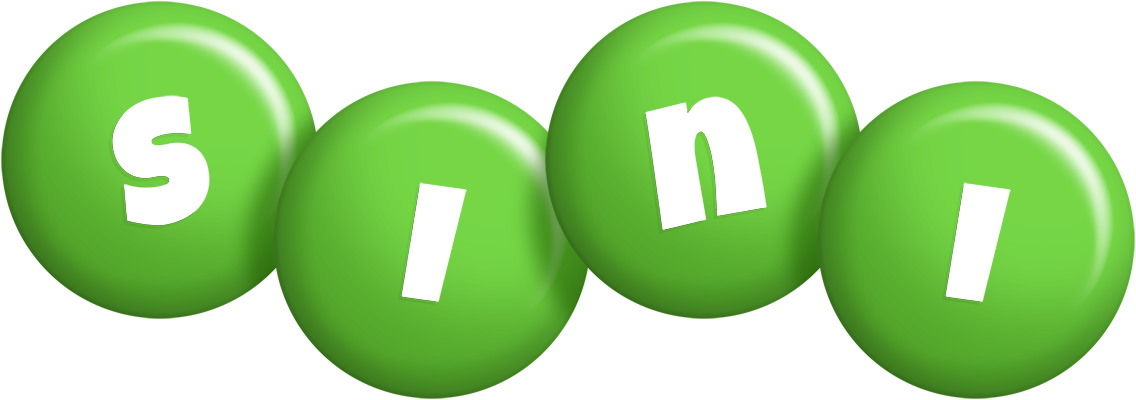 Sini candy-green logo