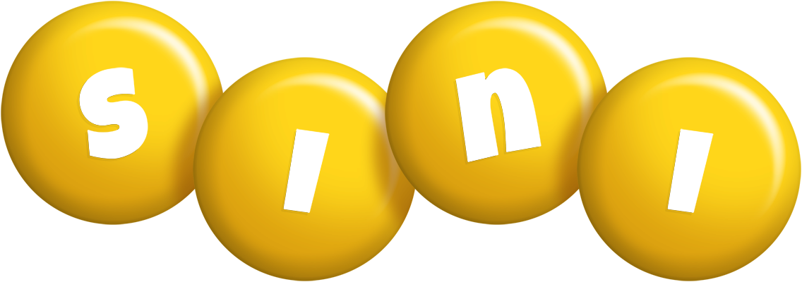 Sini candy-yellow logo