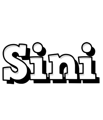 Sini snowing logo