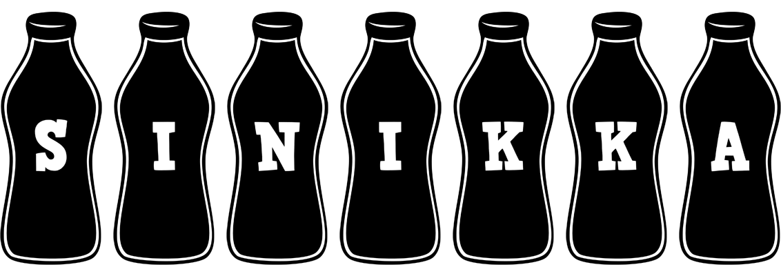 Sinikka bottle logo