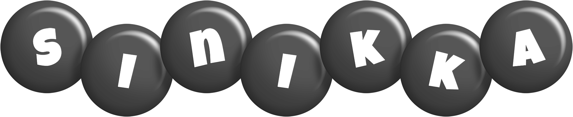 Sinikka candy-black logo
