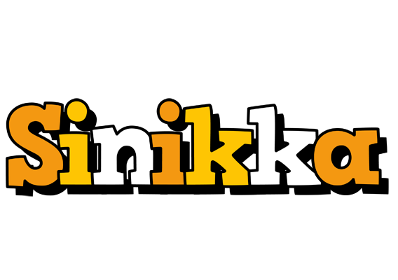 Sinikka cartoon logo