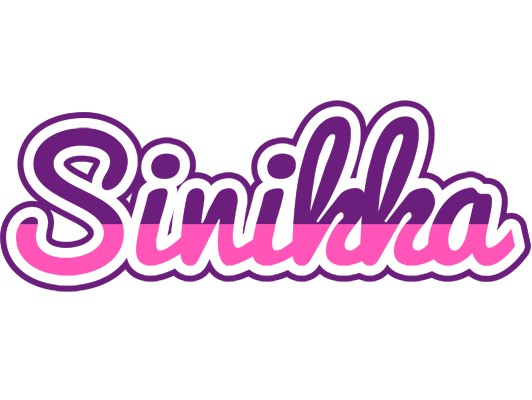 Sinikka cheerful logo