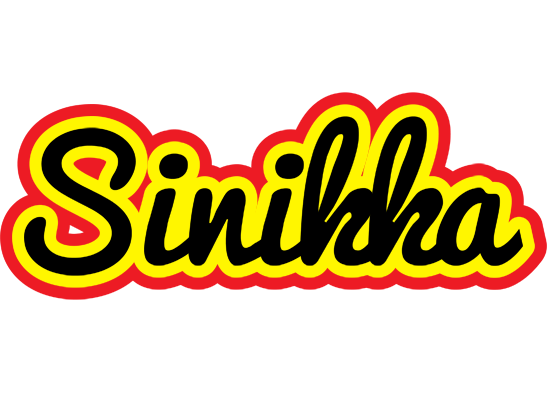 Sinikka flaming logo