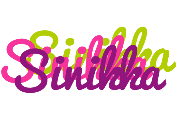 Sinikka flowers logo