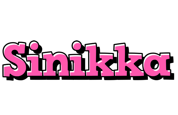 Sinikka girlish logo