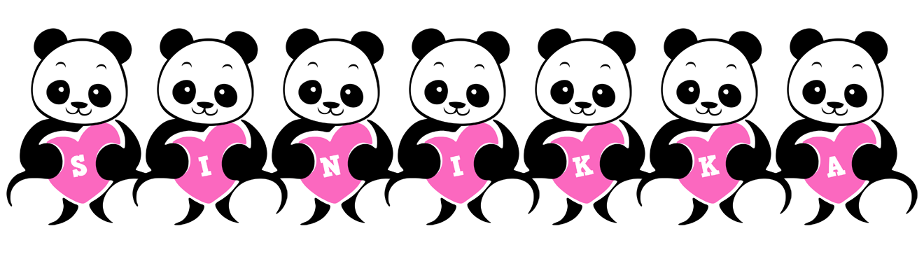 Sinikka love-panda logo