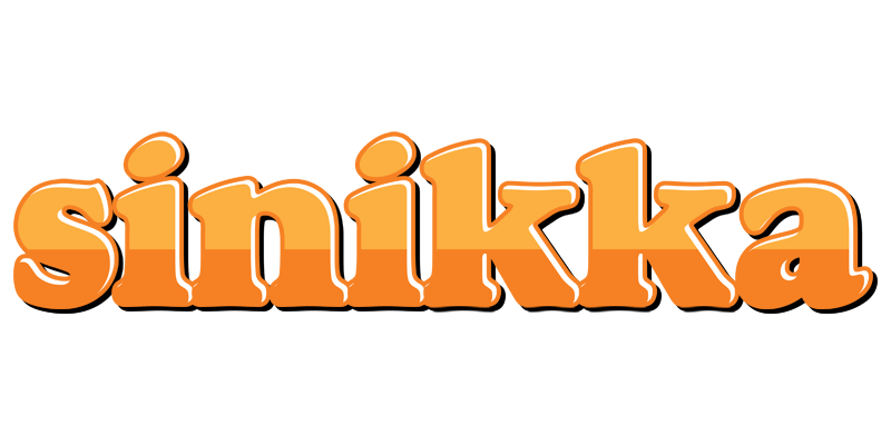 Sinikka orange logo