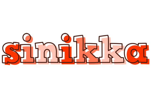 Sinikka paint logo