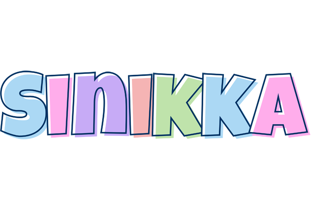 Sinikka pastel logo