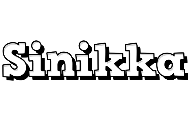 Sinikka snowing logo