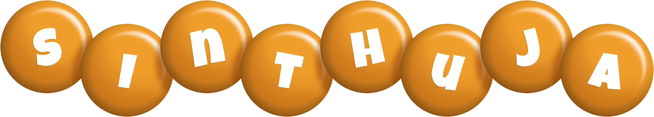 Sinthuja candy-orange logo