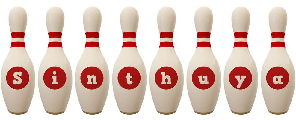 Sinthuya bowling-pin logo