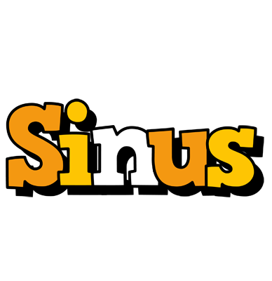 Sinus cartoon logo