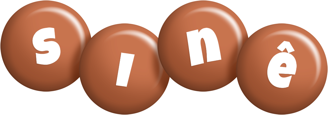 Sinê candy-brown logo