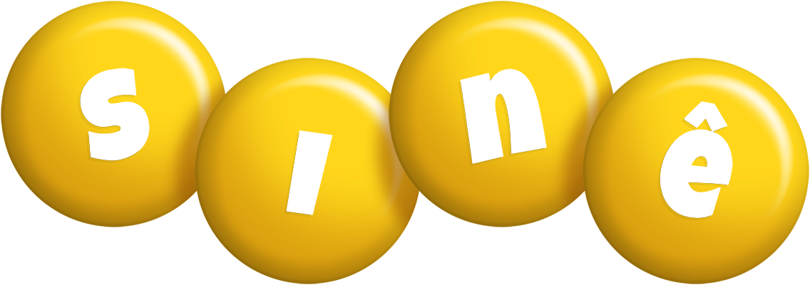 Sinê candy-yellow logo