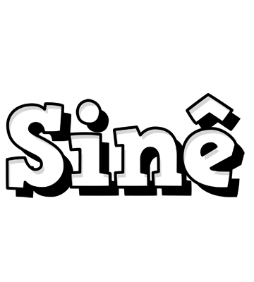 Sinê snowing logo