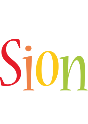 Sion birthday logo