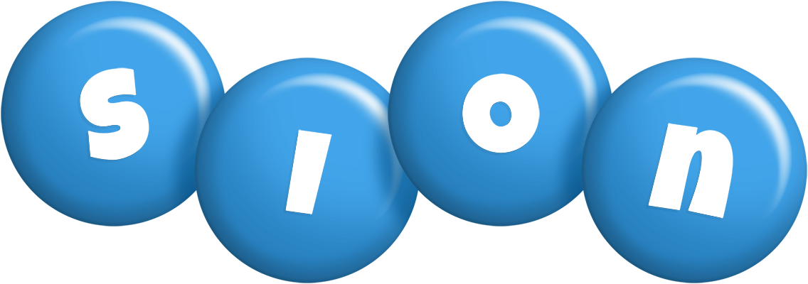 Sion candy-blue logo