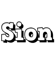 Sion snowing logo