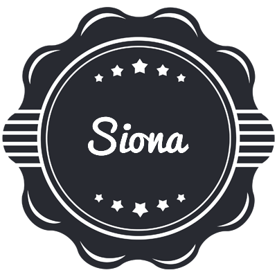 Siona badge logo