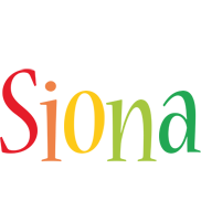 Siona birthday logo